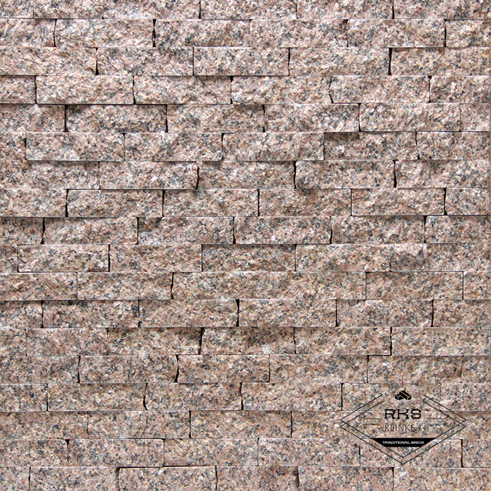 Фасадный камень Полоса - Гранит Жельтау Красный в Саратове